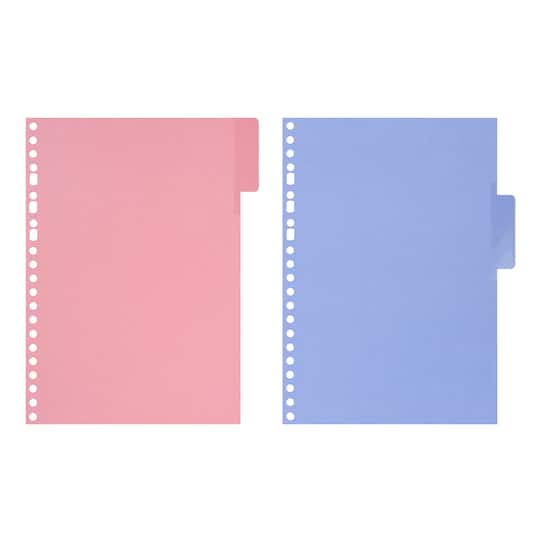 A5 Planner Horizontal Tab Dividers